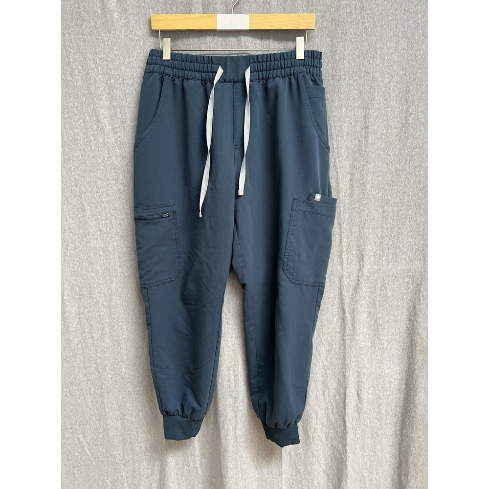 FIGS Technical Collection Sz L/P Jogger Scrub Pants Slate Blue 1001100